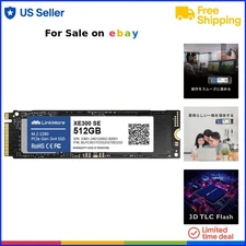 Solid State Drive SSD M.2 2280 NVMe PCIe Gen3 512GB Fast Read Speed