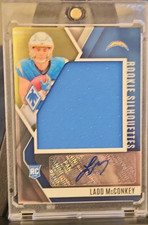Panini 2024 Phoenix Ladd McConkey Chargers Rookie Silhouettes Auto Patch RS-LMY