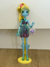 Monster High Lagoona Blue 13 Wishes Doll Complete And Including Stand