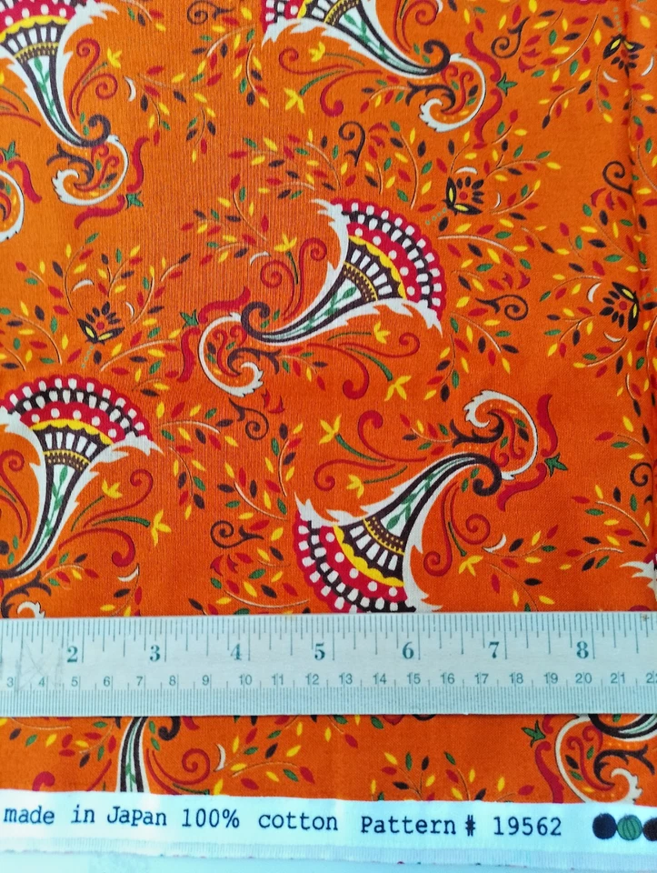 GIVE THANKS #19562-Orange Cornucopia Festive Colors DEB STRAIN FOR MODA-1 YARD - Image 4 of 4