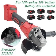 100/125mm For Milwaukee M18 18V Battery 3 Speed Cordless Angle Grinder Brushless