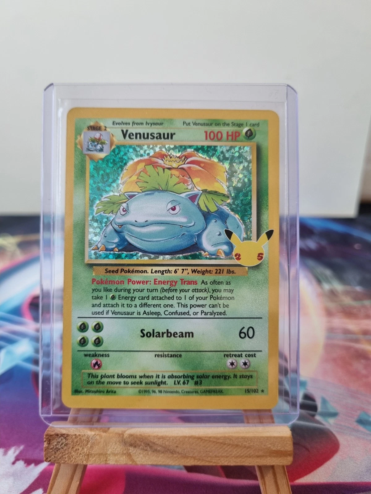 Pokemon TCG 25th anniversary Venusaur Celebrations Card 15/102