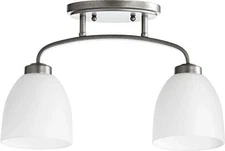 Quorum International 3260-2-64 Reyes Flush Mount Classic Nickel