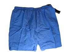 NEW- 3XT Tall Mens Roundtree  Yorke Lined Swim Trunks Nylon 9" Inseam Blue