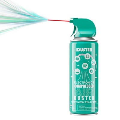 Compressed Air Duster Cleaner for Computer iDuster Compressed Air Cans, 1 can