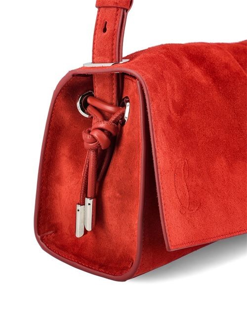 CHRISTIAN LOUBOUTIN Baggy small Shoulder bag - Reversed calf leather - Fever