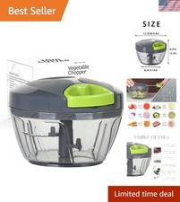 500ml Manual Food Processor: Portable Vegetable Chopper for Easy Meal Prep