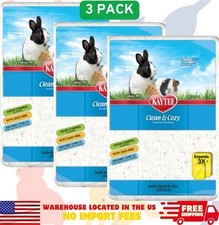 (3 pack) Kaytee Clean & Cozy Small Animal Bedding, 85-L