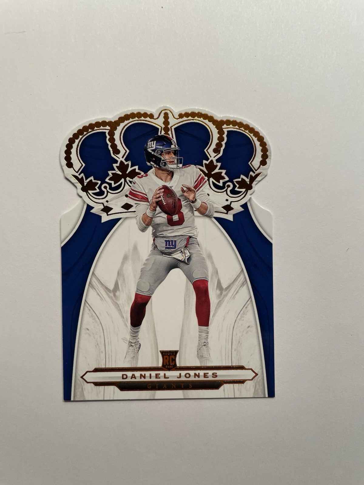 2019 Panini Chronicles - Crown Royale Daniel Jones #CR-3 Rookie New York Giants