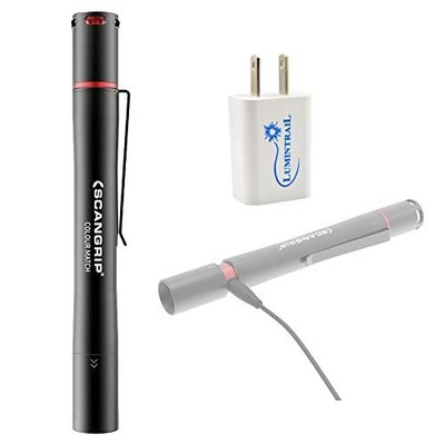 Matchpen R Rechargeable Penlight with 2 Color Light Bundle with a Lumintrail USB
