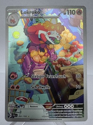 Lokroko Paldea Evolved 202/193 Illustration Rare DE NM Pokémon TCG