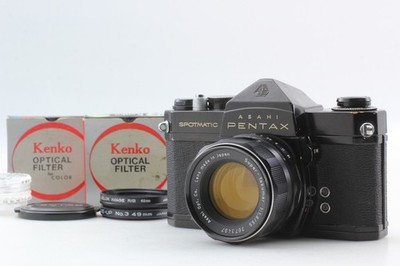 [Exc+5] mit Filter Pentax Spotmatic SP analoge Kamera Super Takumar 55 mm...
