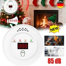Mini CO Melder Rauch und Kohlenmonoxid-Melder, & LCD Anzeige Prüftaste CO Alarm