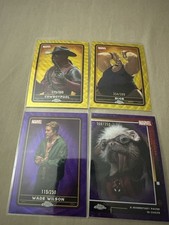 2025 Topps Chrome Deadpool Numbered Parallels - Lot Of 4