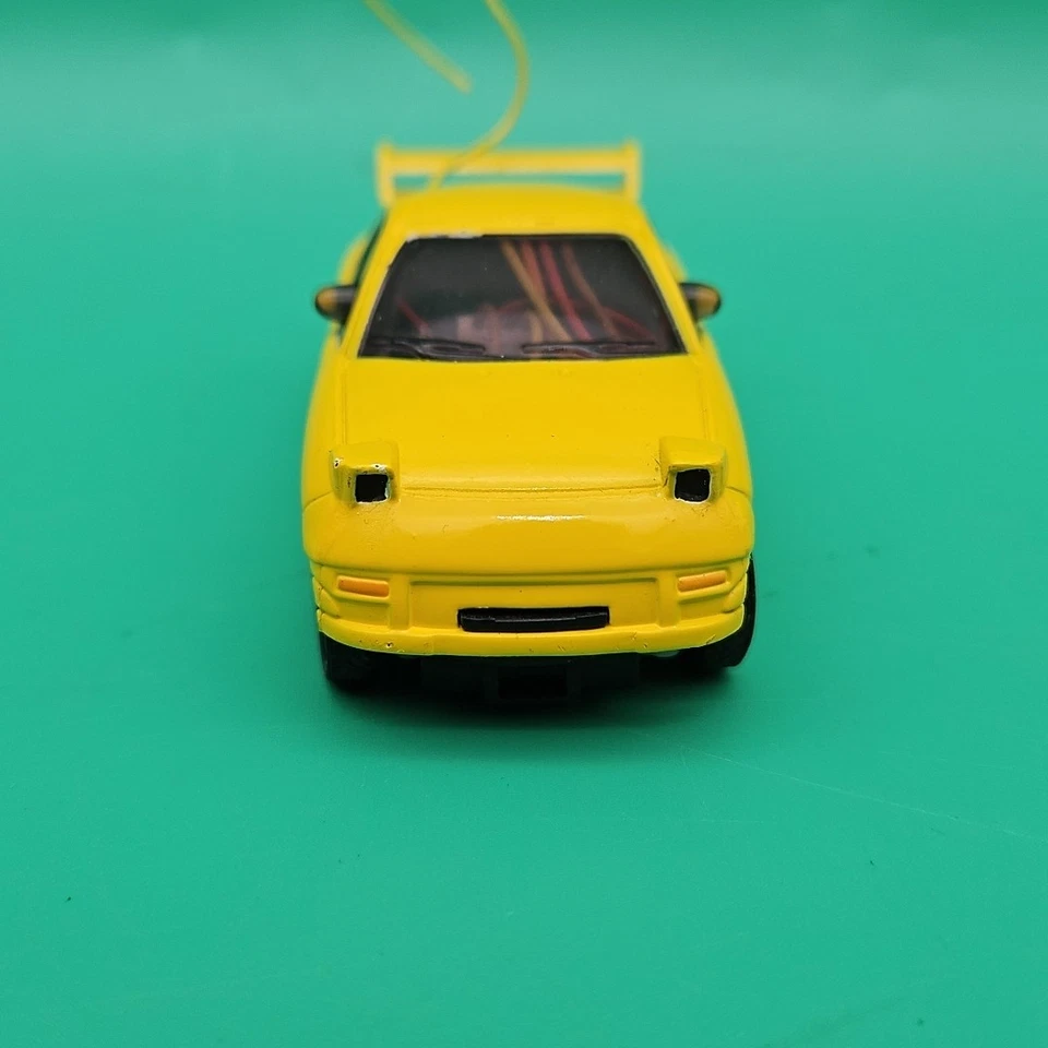 ZipZaps Micro RC Car Yellow Mazda RX-7 Initial D 1:64 Scale Untested As Is - Image 2 of 4