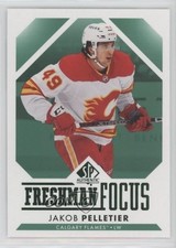2023-24 SP Authentic Freshman Focus Green Jakob Pelletier #50 5j8