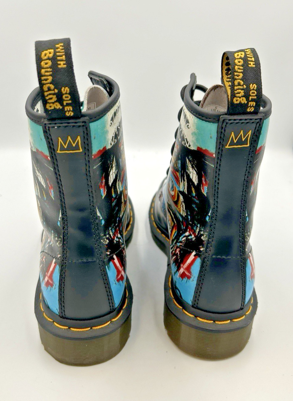 Dr. Martens Women's 1460 LIMITED EDITION Jean-Michel Basquiat II Artwork RARE!!! image 5