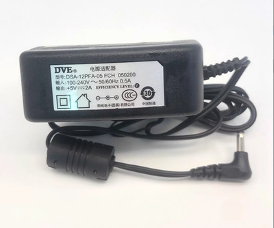 Original Dve DSA-12PFA-05 FCH 050200 5V 2A 10W Wall-mounted AC Power Adapter 1PC