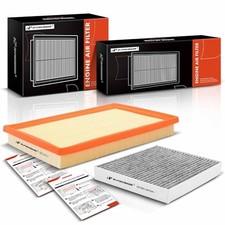 2-PC Engine  Cabin Air Filter with Activated Carbon Compatible with Toyota