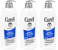 Curel Lotion Daily Healing Moisture Original 13 oz (3 Pack)
