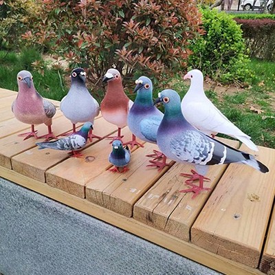 Realistische Taube Handarbeit Vogel Modell Lebensecht Aussehen Handarbeit Detail