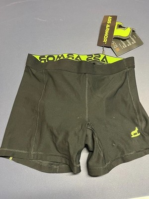 NWT Ass Armor Protective D3O Padded Black Shorts sz L -Impact Sports Protection 