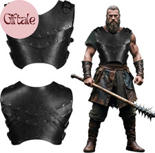 Viking Leather Chest Armor Men Medieval Renaissance Retro Knight Warrior Body Ve