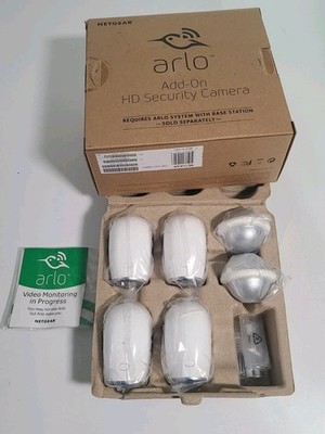 Netgear Arlo VMC3430-100NAS Wireless Add-On Security Cameras / Magnetic Mount