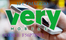 VERY MOBILE 10€ GRATIS RICARICA COUPON -100€ EXTRA DA INVITI - CODICE F56P7RW3