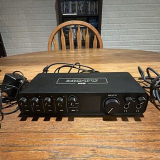 MOTU M6 USB C Desktop Audio Interface 4 Mic Inputs MIDI I/O Studio (USED)