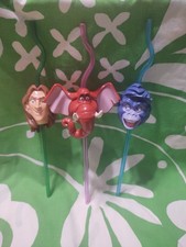  3  Vintage 1999 - Tarzan Sound Straw No Sounds Happy Meal No Package