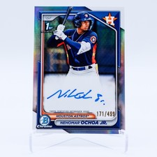 2024 1st Bowman Chrome Nehomar Ochoa Jr. Auto Refractor /499 #CPA-NOC