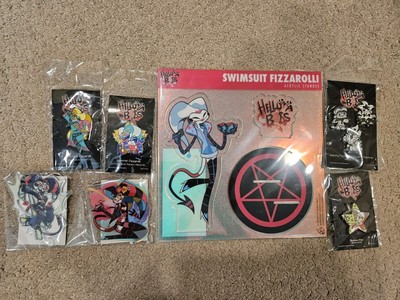 MASSIVE Fizzorolli Merch LOT (7x) - LIMITED EDITION Standees, Pins, Keychains