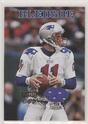 1998 Playoff Momentum SSD Team Threads Home Jerseys Drew Bledsoe #11 0o9