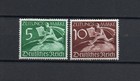 Briefmarken Satz Deutsches Reich 1939 m. Falz s. Scan