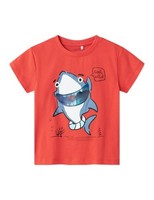 Name It Jungen Nmmfish Nreg Ss Top Box Paprika 98