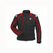Ducati Corse Tex C6 Red And Black Men's Motorbike Racing Jacket