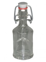 1 Henkelflasche Mit BüGelverschluss Glasflasche Glas Glasklar 40 Ml Flasche