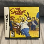 The Simpsons Game Nintendo DS 2007 Complete In Box With Manuals CIB