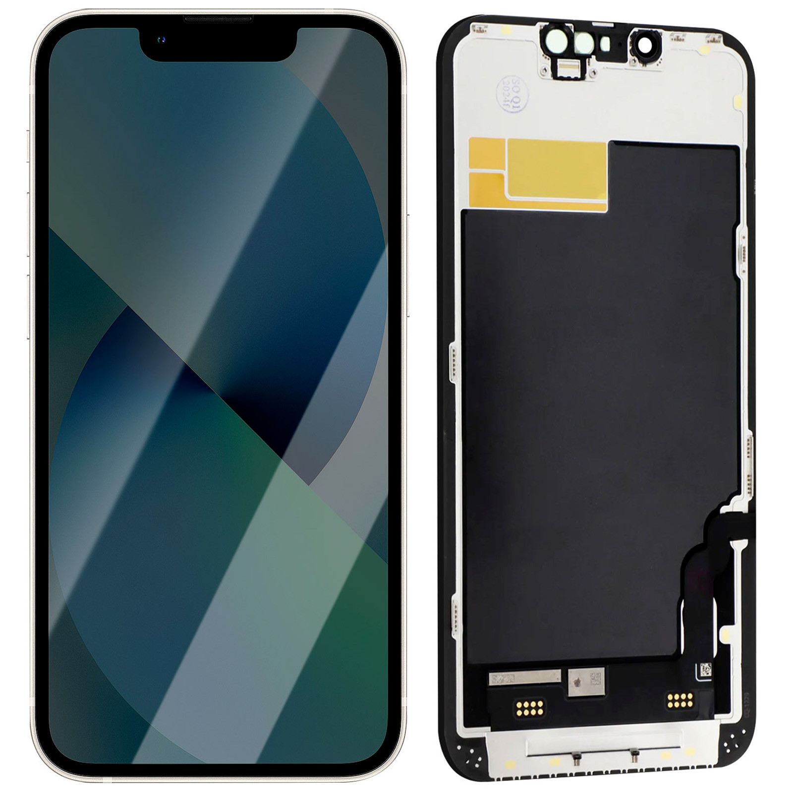 Clappio OLED LCD Display for iPhone 13 with Flexible Resistant Glass