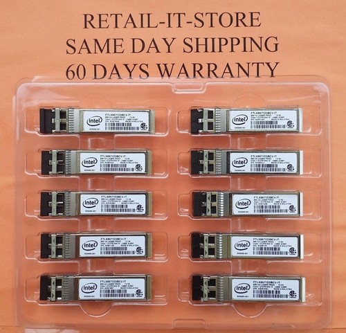 INTEL/DELL 407-BBOK 519N7 SFP+ SR corto alcance 850 nm 300 m MMF - Imagen 2 de 2