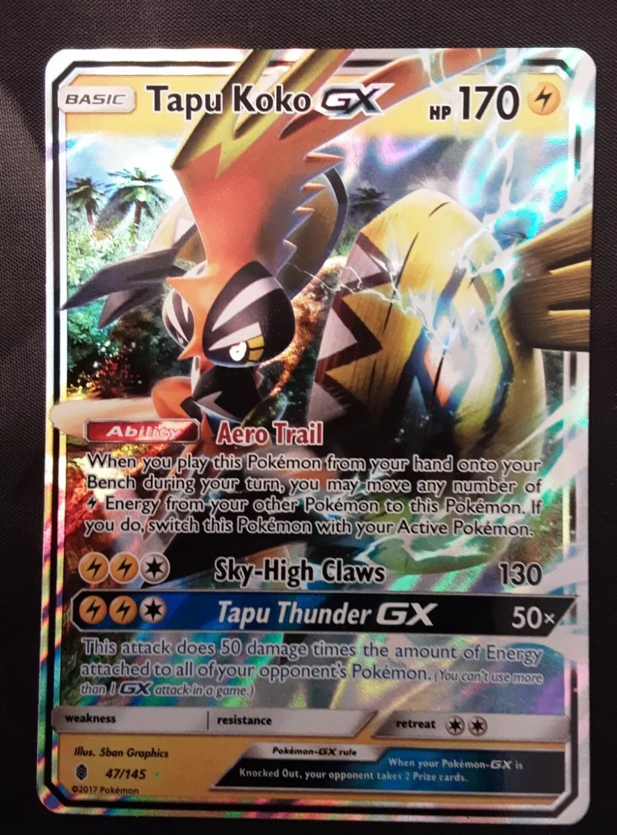 Carta Pokémon Tapu Koko GX Ultra Rara Copag