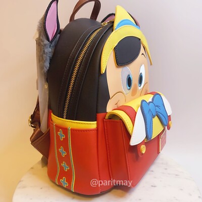 ピノキオ　リュック　Disney100 Disney Parks Pinocchio Loungefly Mini Backpack – Disney100 (NEW