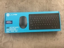 JLab Go Keyboard & Mouse (black) Bluetooth Multi-Device Battery (USB Dongle)