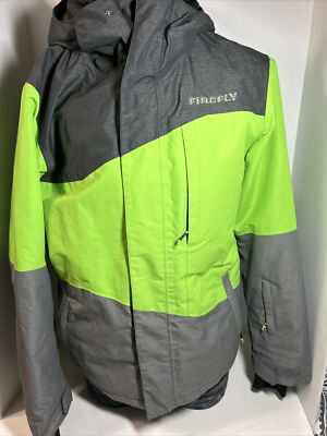 ふりちょっぷ　Green Clothng スノーウェア Firefly Superpipe Aqua Max Men's S Ski Jacket Snow Skirt Coat Hood