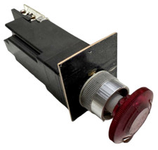 Allen-Bradley 800MR-FXTQ24S Red Push Button Switch 24V Series D