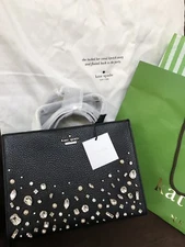 KATE SPADE NEW YORK CRYSTAL RHINESTONE ADORNED HAYES STREET LUXE 