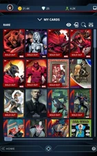 Topps Marvel Collect pick any 9 cards from ThunderGirl 2:1 account