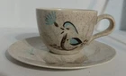 Vintage Cup & Saucer Set Bob White Red Wing Pottery Mid-Century 7 available