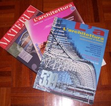 L'ARCHITETTURA cronache e storia (n.2 riviste) MATERIA (n.1 rivista) Lotto 3 pz.